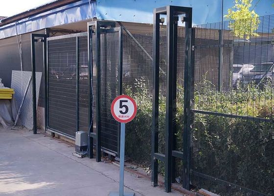 PVC beschichtete 60*60mm geschweißtes Metallsicherheits-Gartentor