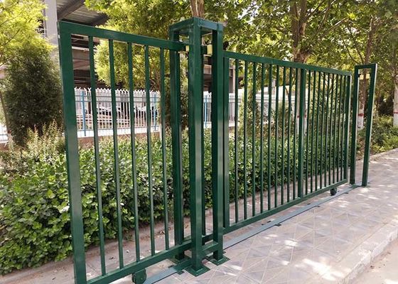 PVC beschichtete 60*60mm geschweißtes Metallsicherheits-Gartentor