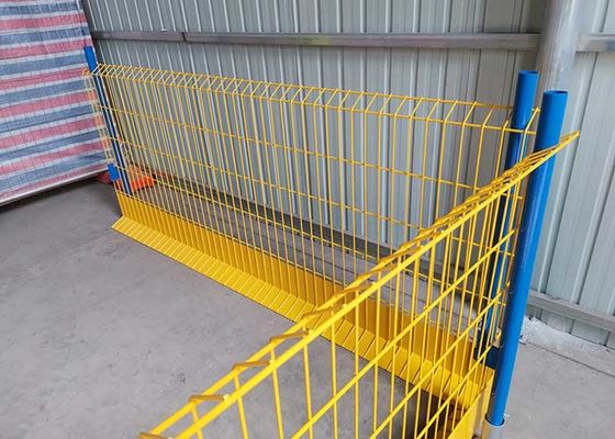 Temporärer Baustellen-Kantenschutz-Sperrzaun, wasserdichter Stahldraht-Kantenschutzzaun