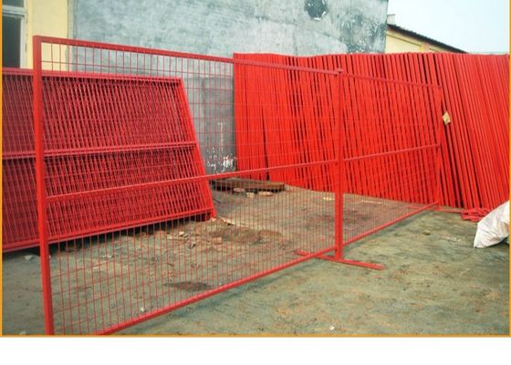 US-Marktstandard 6 x 12 ft Verzinkte temporäre Kettenverbindungszaunplatten für Baustellen