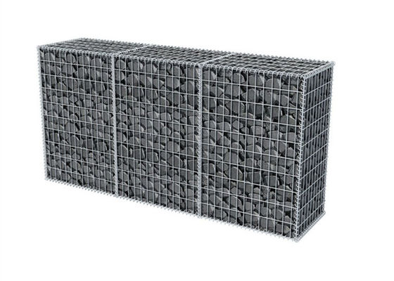 2x1x1 Draht Mesh Stone füllte Gabions-Wand-Körbe