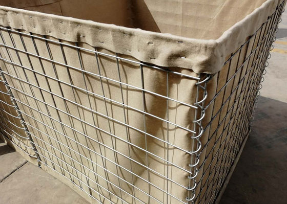 75mmx75mm geschweißte Sperren-Explosions-Wand Gabion Hesco