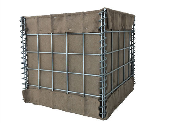 75mmx75mm geschweißte Sperren-Explosions-Wand Gabion Hesco