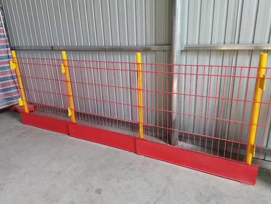 Fallverhütung 50x200 mm vorübergehende Grenzschutzbarrieren Sicherheit