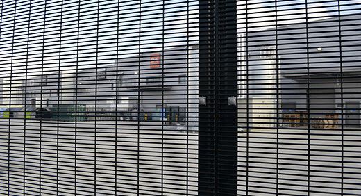 High Security Clear View Clearvu Zaun 358 Anti-Climb Zaun für den australischen Markt Klemm Bar 40 x 5mm M8 Cup Square