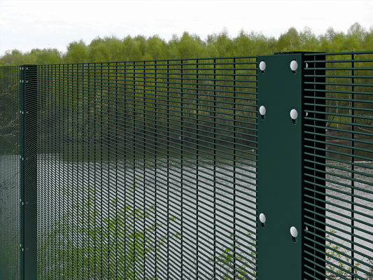 High Security Clear View Clearvu Zaun 358 Anti-Climb Zaun für den australischen Markt Klemm Bar 40 x 5mm M8 Cup Square