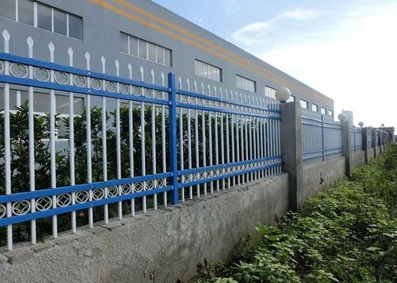 Garten schwarzes Metall Schmiede Eisen Zäune Gitterwerk Metall Eisen Aluminium Tubular