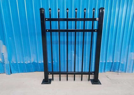 Dekorative Gartenzaun Pulver beschichtet Finish Kein Graben Einfach zu installieren