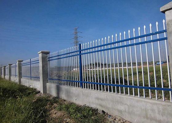 Dekorative Gartenzaun Pulver beschichtet Finish Kein Graben Einfach zu installieren