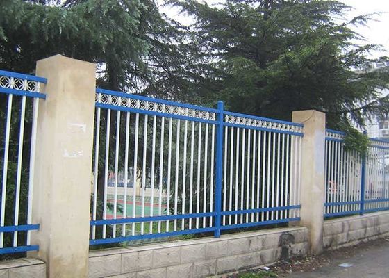 Garten Stahl Zaun Galvanisierter Schwarzer Speer Top Rohrstahlplatten 1,8*2,4m