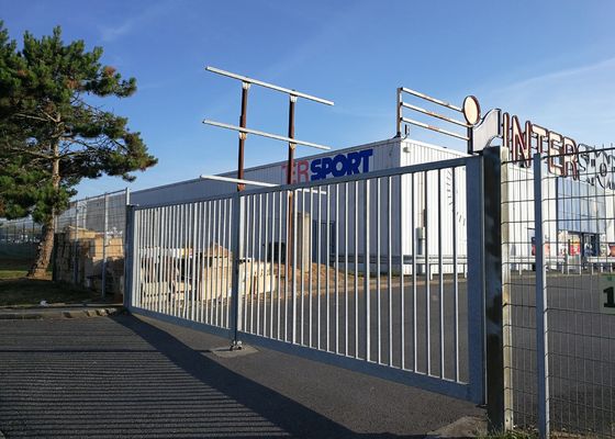 Garten-Zaun Gate HGMT Doppeltes geschweißter H2.2m Metall