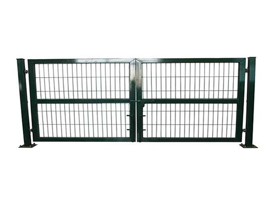 Einfaches Installation PVC beschichtete 2*4m Metallgarten-Zaun Gate