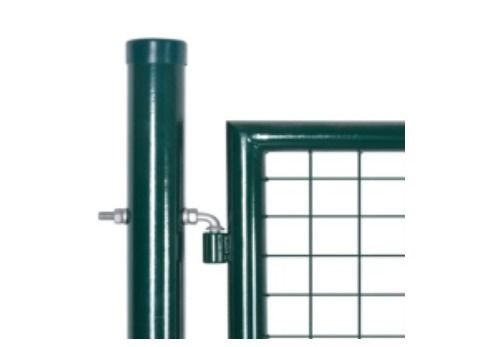 Rundes Posten-PVC beschichtete 1.8*1m Metallgarten-Zaun Gate