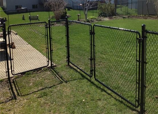 1.5x1m Metallgarten-Zaun Gate Hot Dip galvanisierte PVC beschichtete geschweißt