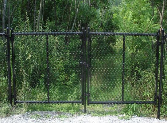 Antikorrosion Pulver beschichtete 8 Ft-Kettenglied-Zaun Gate
