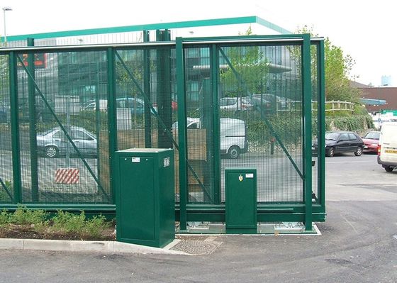 Riesiger Metallgarten-Zaun Gate Zaun-Double Leafs 5ftx3.5ft