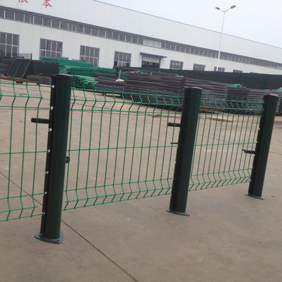 Metalx Fabrikpreis Billig Grün/Schwarz PVC Beschichtet Außengarten 3D Kurvige geschweißte Biege Umfang Sicherheitsdraht/V-Gitter