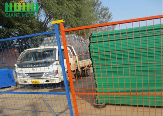 Heißer eingetauchter Verkehrssicherheit einziehbarer 6ft Temp-Zaun Panels