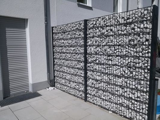 PVC beschichtete Zaun Gabion Retaining Wall einsperrt