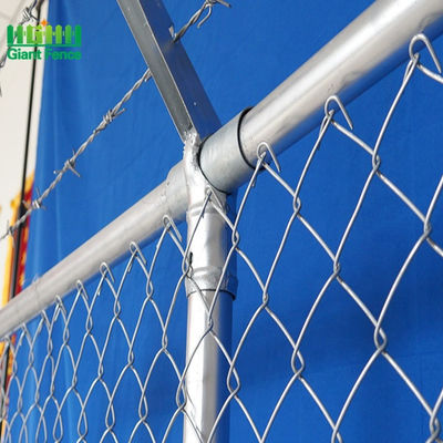 Galvanisierter 6ft Höhen-Antikorrosions-vorübergehender Kettenglied-Zaun For Construction