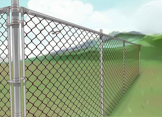 Plastikhöhe Hausgarten-beschichtete Diamond Mesh Fencings 3.0m