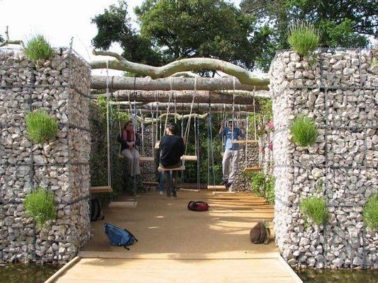 1m*0.5m*0.3m galvanisierte geschweißten Gabions-Kasten für die schützende Flut