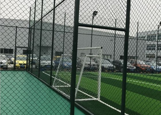 8 Fuß hoch x 25 Fuß Rollen PVC beschichtet Diamantform Drahtnetz Stahl galvanisiert Kettenverbindung Zaun