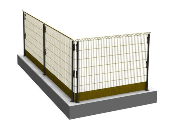Kantenschutz-Fechten der hohe Sicherheits-Stahl-Rahmen-Maschen-50x100mm