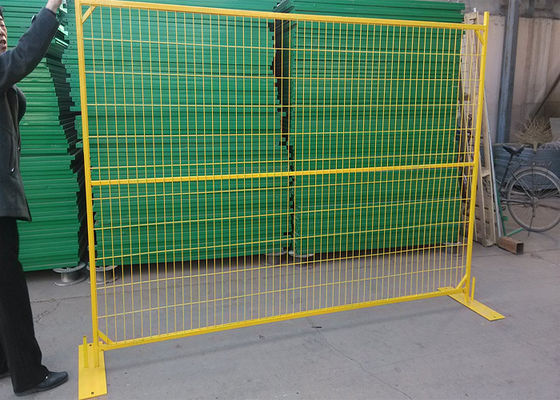Höhen-Pulver der Baustelle-6ft beschichtete vorübergehende Breite des Zaun-9.5ft