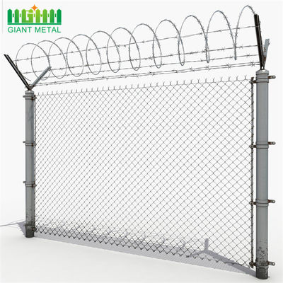 50*50mm galvanisierten Kettendraht Mesh Fence For Construction