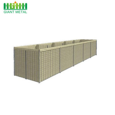 Geschweißte Sperren-Explosions-Militärwand Mesh Gabions 5.0mm Hesco