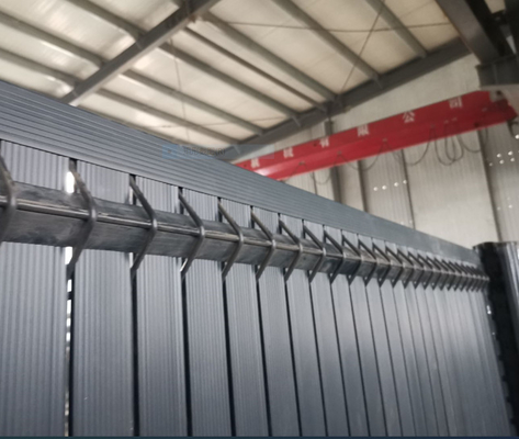 Eine 1,8 Meter-Höhe 3d schweißte Mesh Fencing Aging Resistant Wire mit Plastikplatte