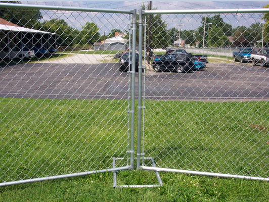 Kettenglied Mesh American Temp Construction Fence 7 Ft-Höhen-Rahmen-Rohr