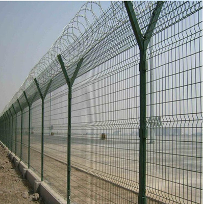 Galvanisiertes V Mesh Security Fencing Welded Wire Mesh Panel Airport