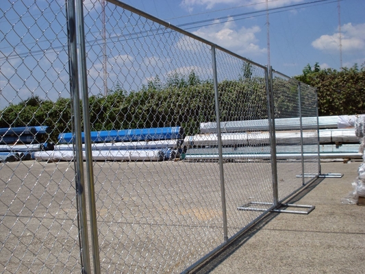 Sicherheits-Bau-Zivilprojekte Diamond Chain Link Fence American vorübergehende 3mm