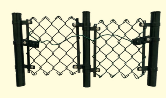 Freie Proben 40x40mm Diamond Chain Link Fence Steel und PVC beschichteten