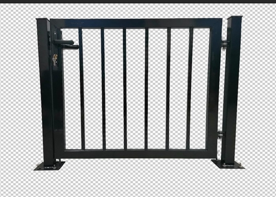 Höhen-Metallgarten-Zaun Gate Pvc Coated Ral6005 1.5/1.8m schweißte das einzelne Rohr