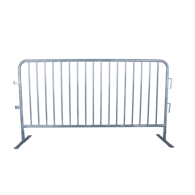 Kunststoffverzinktes Stahl Aluminium Crowd Control Barrikade Zaun Mobilklappbarer Sicherheits Fußgängerbarriere Veranstaltung Konzert